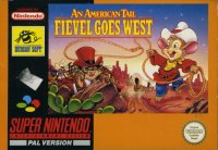 An American Tail Fievel Goes West PAL Super Nintendo PAL box art